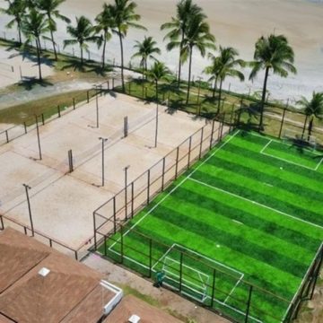 Hotel no sul da Bahia inaugura arena esportiva com 1,2 mil m²