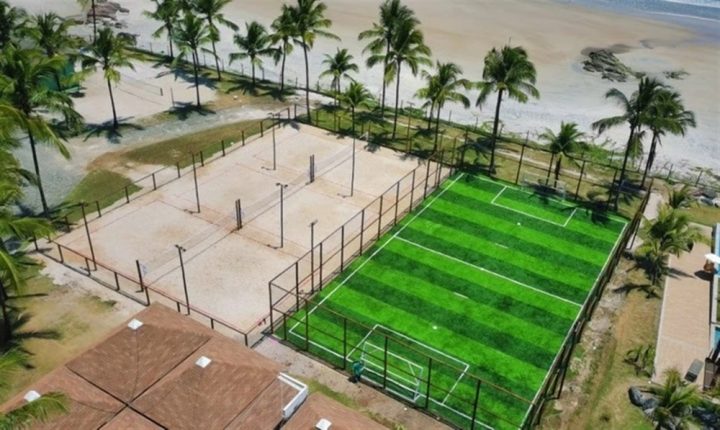 Hotel no sul da Bahia inaugura arena esportiva com 1,2 mil m²