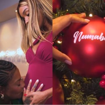 Ludmilla e Brunna Gonçalves mostram decoração de Natal da mansão do casal; assista