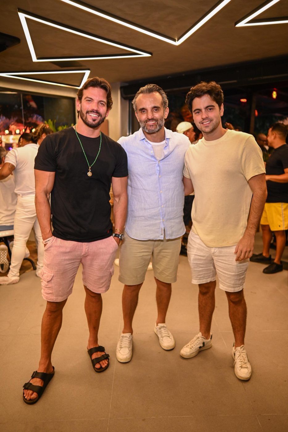 Caio Gazel, André Ferreira e Antônio Pessoa