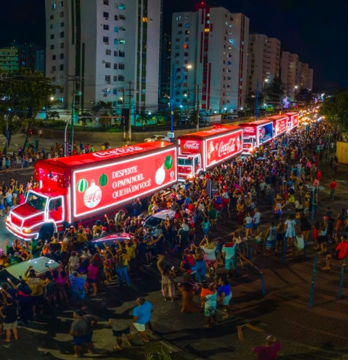 Última Caravana de Natal da Coca-Cola acontece nesta segunda (9) em Salvador