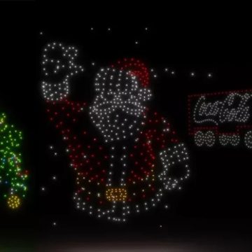 Coca-Cola fará show de Natal com drones em Salvador