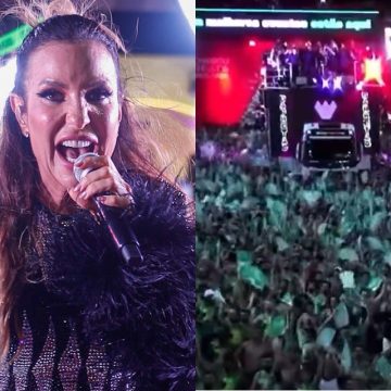 Ivete Sangalo comanda ‘coro de leques’ no Carnatal e vídeo viraliza; assista