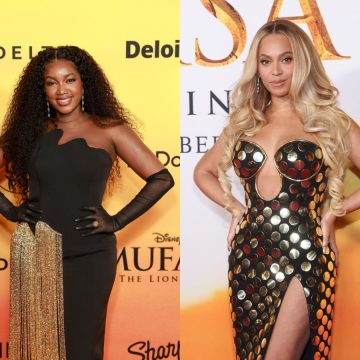 Unidas por Nala: IZA não disfarça choque ao encontrar Beyoncé no lançamento de ‘Mufasa: O Rei Leão’