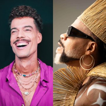 Carlinhos Brown ganha homenagem em show de Jalmy na Casa da Mãe, no Rio Vermelho