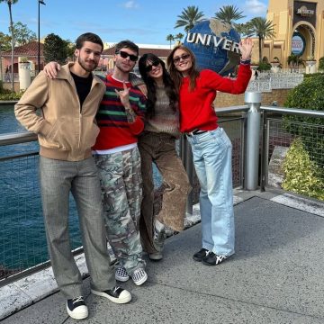 João Guilherme compartilha foto com Marquezine em Orlando: ‘Dia perfeito’