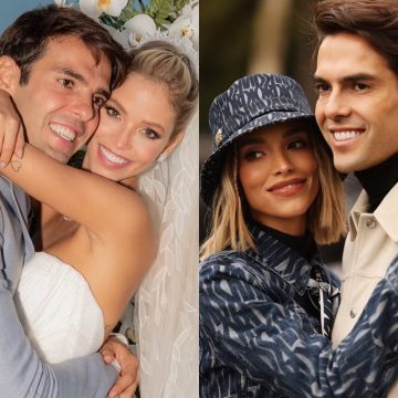 Esposa de Kaká celebra casamento com álbum de fotos do casal: ‘Até a eternidade’