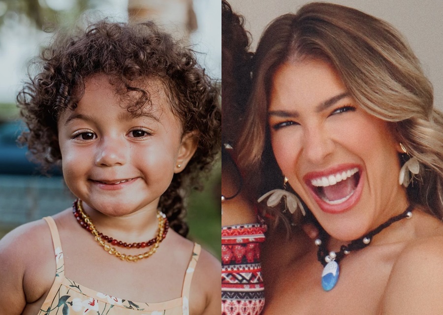 Lore Improta transforma Liz em ‘mini Moana’ e resultado encanta; veja foto