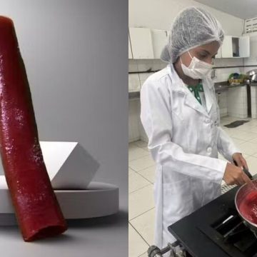 Estudantes baianas desenvolvem canudo comestível sustentável à base de gelatina e frutas