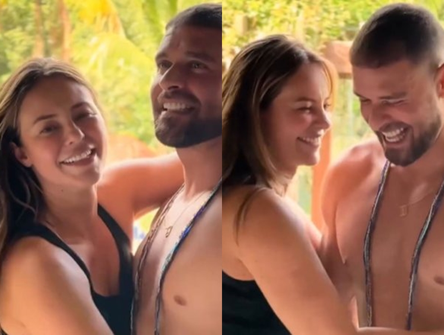 Paolla Oliveira celebra início do Verão em vídeo fofo com Diogo Nogueira; assista