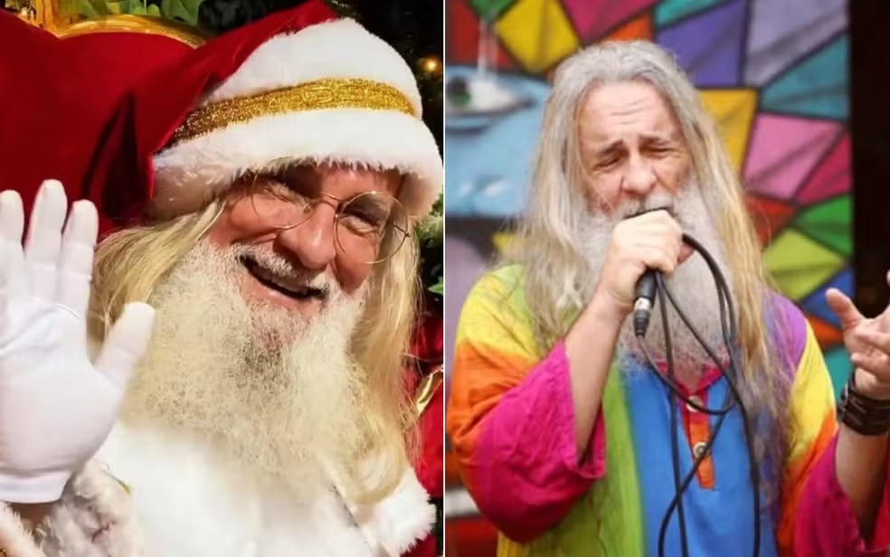 Profissão Noel: conheça psicólogo e vocalista de banda de rock que se transforma no bom velhinho na Bahia