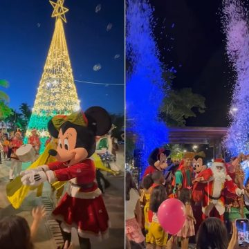 Praia do Forte recebe 1ª Parada Natalina Luzes do Forte; veja como foi