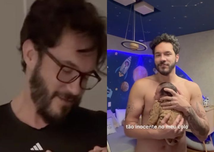 Eliezer posta vídeo com Ravi no hospital e celebra mêsvesário: ‘Nosso pequeno’