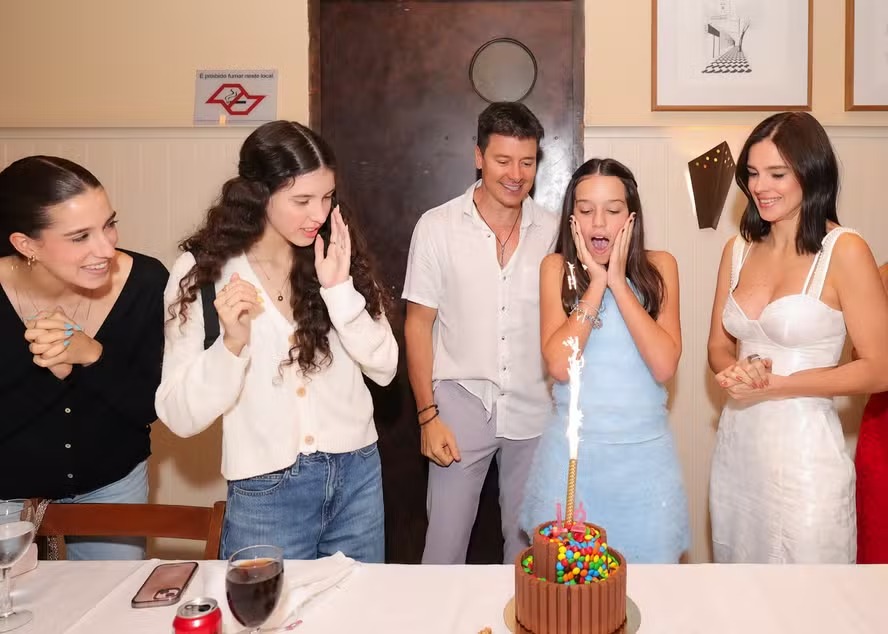 Vera Viel e Rodrigo Faro celebram aniversário da caçula com almoço em São Paulo; veja fotos