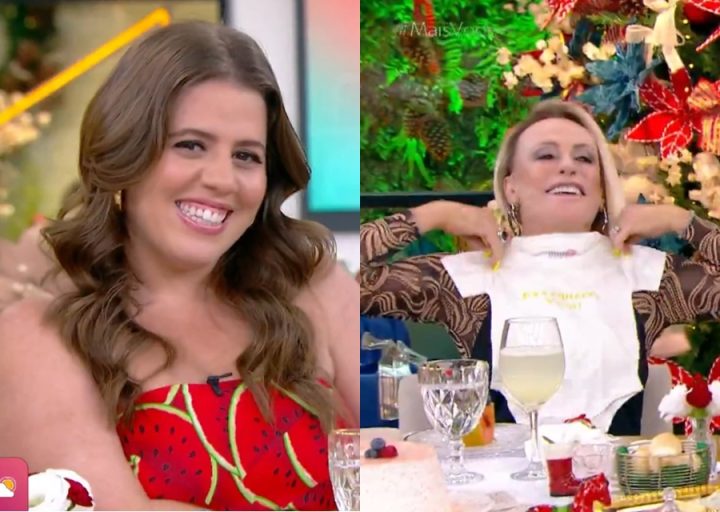 Tati Machado anuncia gravidez ao vivo no Mais Você: ‘Sempre quis’