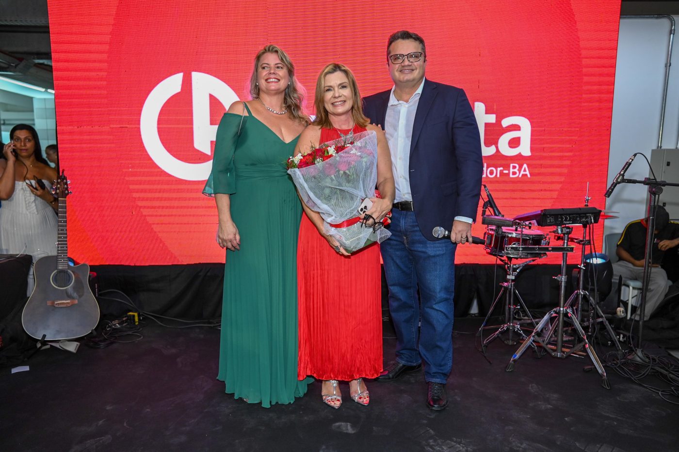 Eliane Diniz, Micheline Orsi e Fabrício Alves