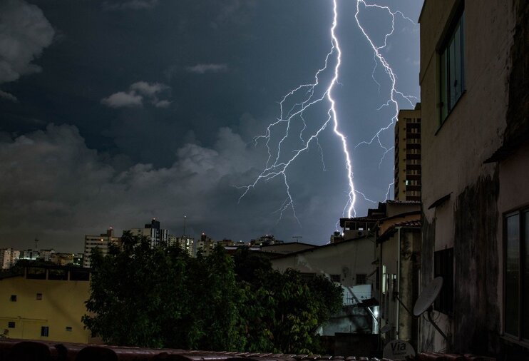 Bahia registra mais de 56 mil raios neste final de semana