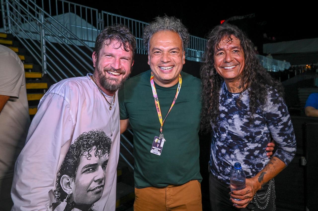 Saulo, Zé Ricardo e Luiz Caldas