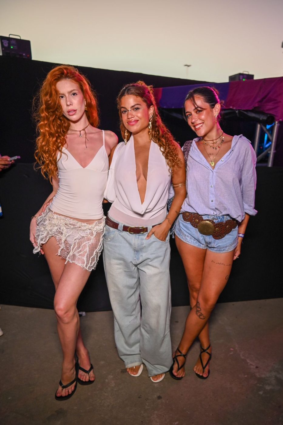 Priscila Calilari, Clara Buarque e Beatriz Lobo