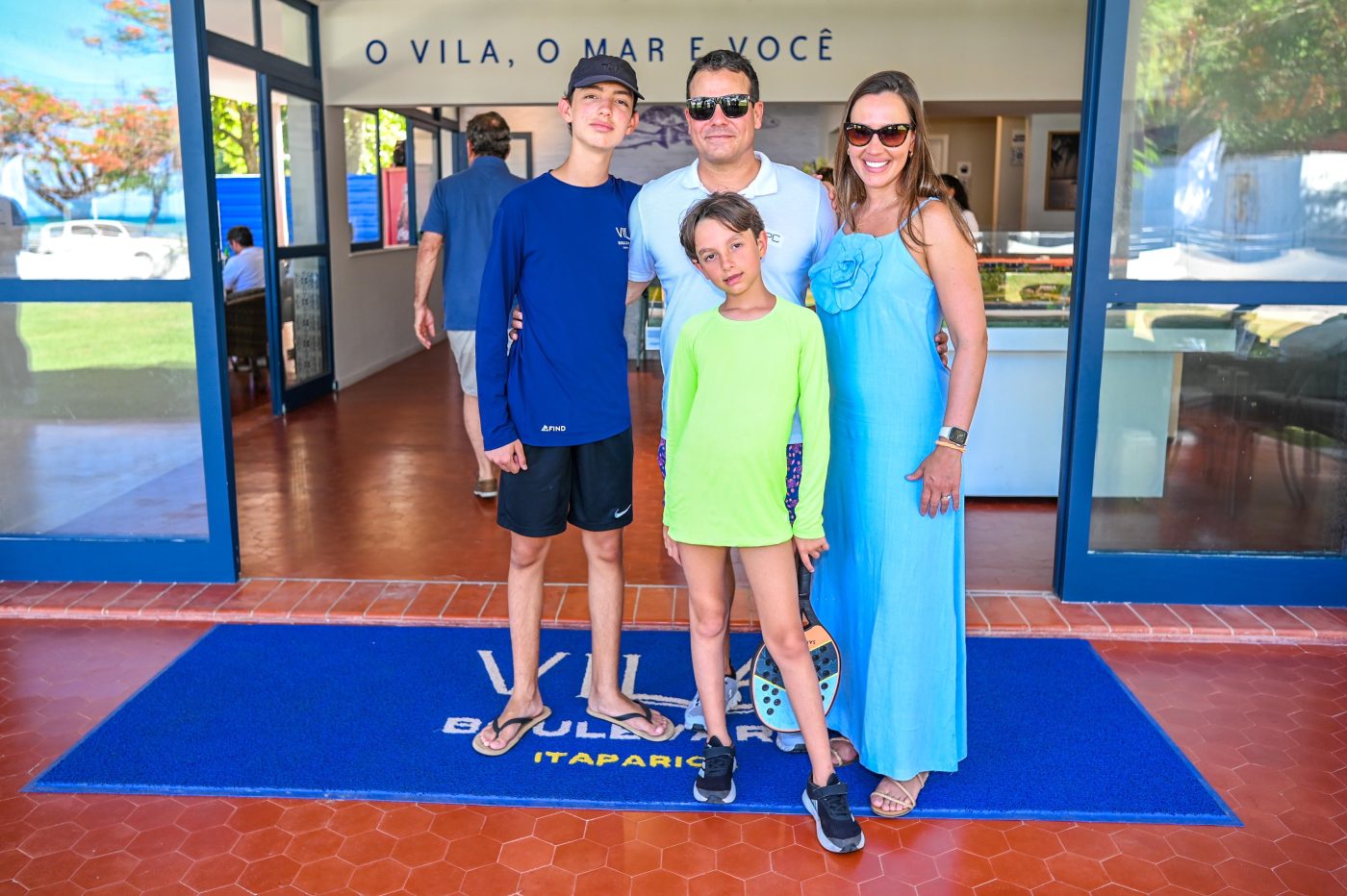 Bruno, Manuela, Gustavo e Gabriel  Ramalho