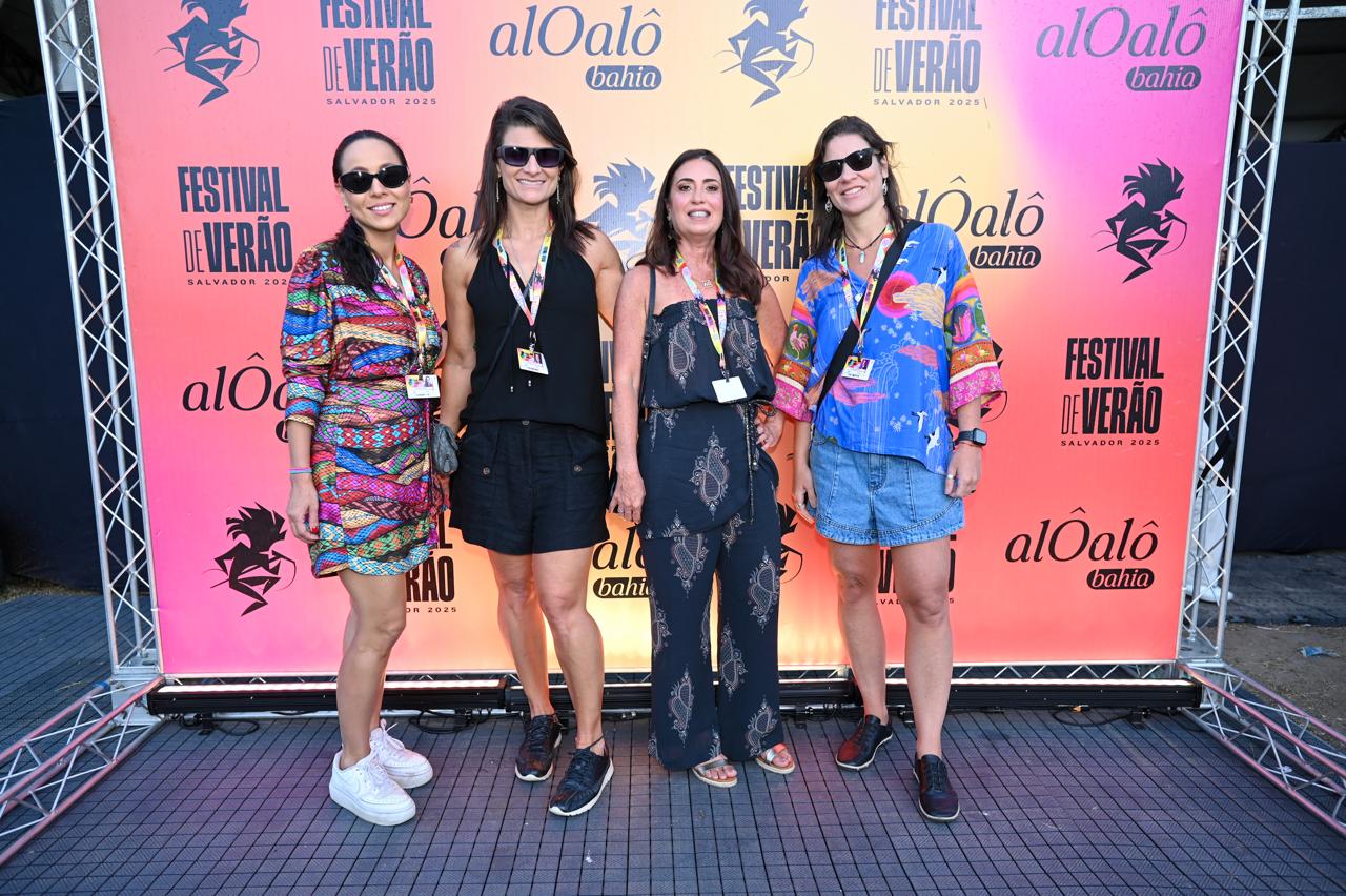 Gabriela Sicito, Renata Lopes, Juliana Juzzolino e Flávia Gerhardt