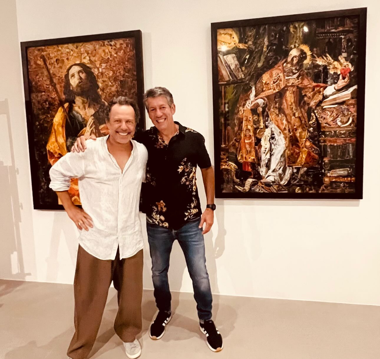 Vik Muniz e René Machado