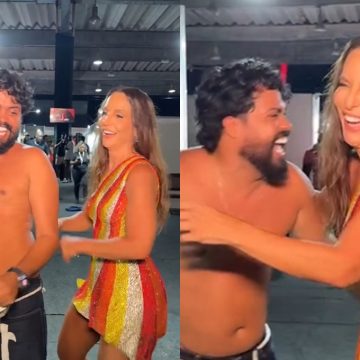 Ivete Sangalo se joga no pagodão com homem que viralizou dançando no centro de Salvador