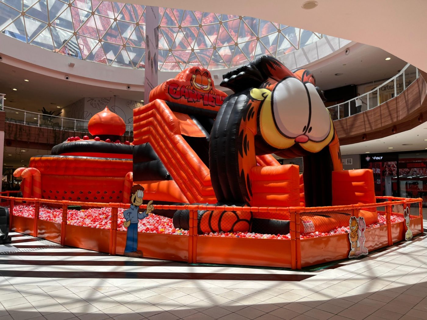 Parque do Garfield desembarca em shopping de Salvador