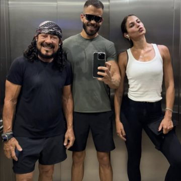 Mari Gonzalez esbanja energia em corrida ao lado de Pipo e Bell Marques: “Panturrilhas fritando”