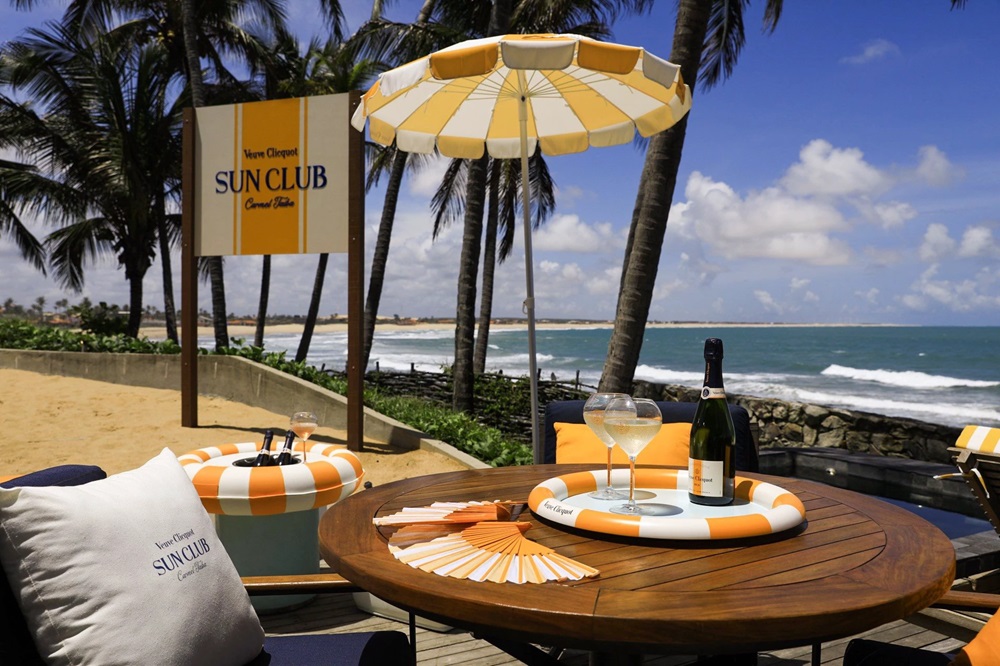 Primeiro Sun Club da Veuve Clicquot no Brasil é inaugurado no Nordeste