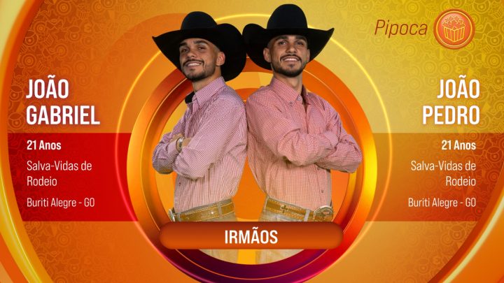 Gêmeos João Gabriel e João Pedro formam dupla no BBB 25