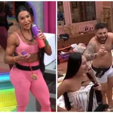 Gracyanne Barbosa se incomoda após pedido ‘invasivo’ de Marcelo e Arleane no BBB 25: ‘Me senti um pedaço de carne’