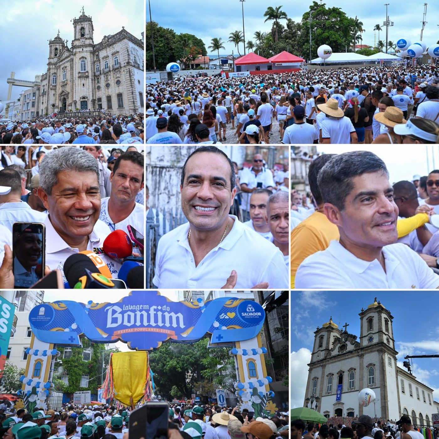 Giro de fotos: fé e esperança marcam a Lavagem do Bonfim 2025