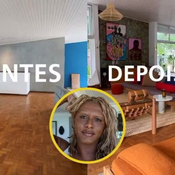 Liniker reforma casa e mostra antes e depois da decoração