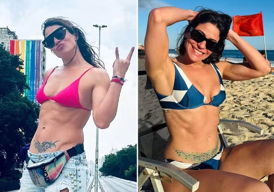 Carol Castro divide opiniões ao alterar tatuagem; compare antes e depois