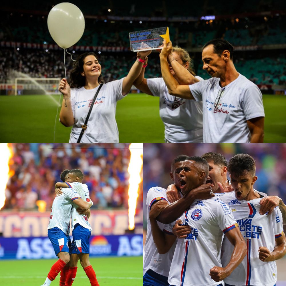 Em noite de goleada, ex-assessor do Bahia é homenageado na Fonte Nova