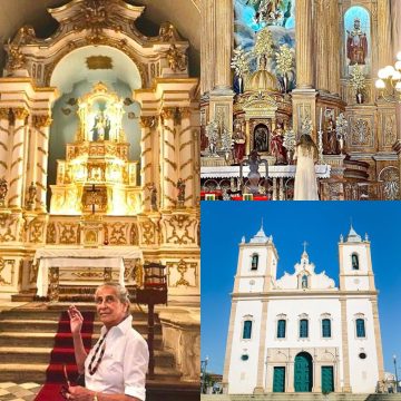 Maria Bethânia celebra título de basílica concedido à Igreja Nossa Senhora da Purificação, em Santo Amaro, pelo Papa Francisco