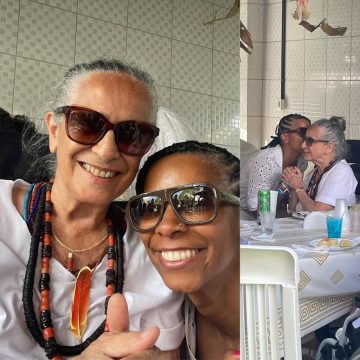 Rita Batista tieta Maria Bethânia na Lavagem de Santo Amaro: ‘Verdadeiramente feliz em estar aqui!’