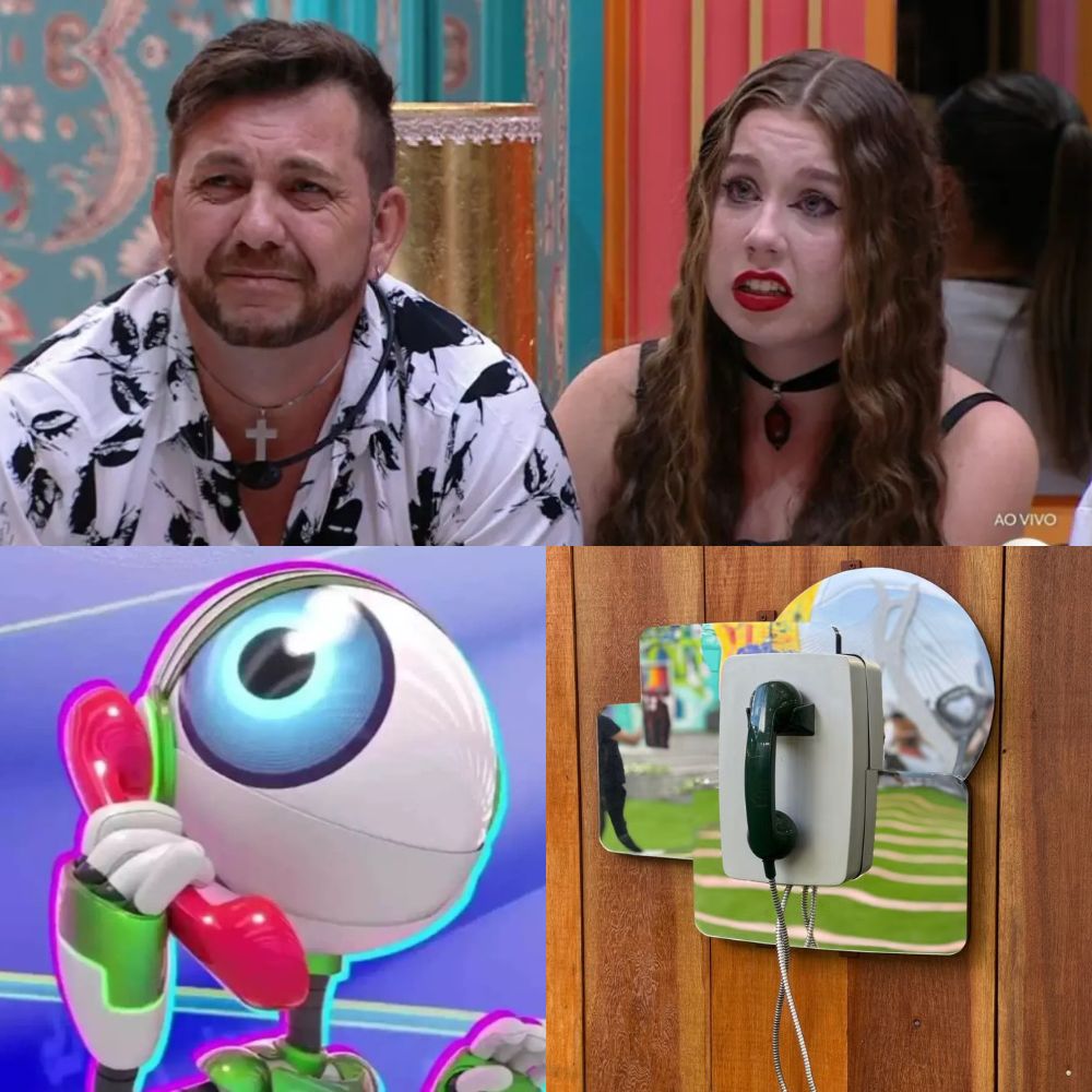 Pai e filha, circenses Edy e Raissa são última eliminação em dupla do BBB 25; Big Fone toca nesta quarta (29)