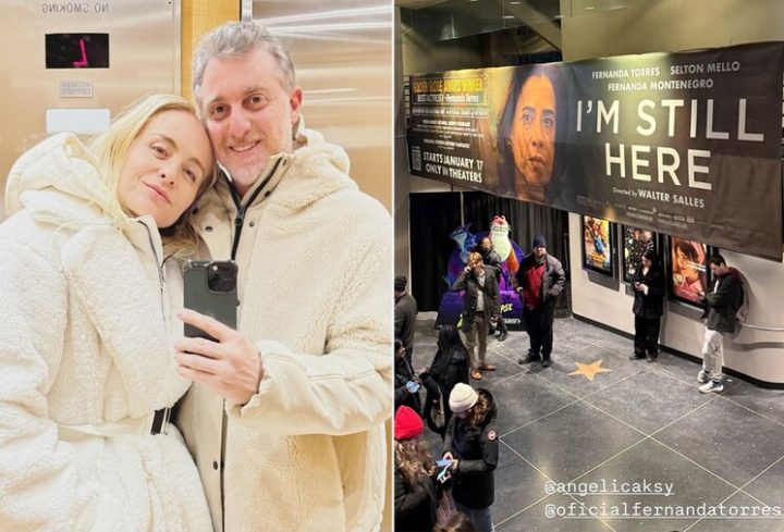 Em Nova York, Angélica e Luciano Huck se emocionam com ‘Ainda Estou Aqui’: “Cinema lotado”
