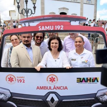 Bahia recebe 80 ambulâncias do Samu para cobertura em 73 cidades