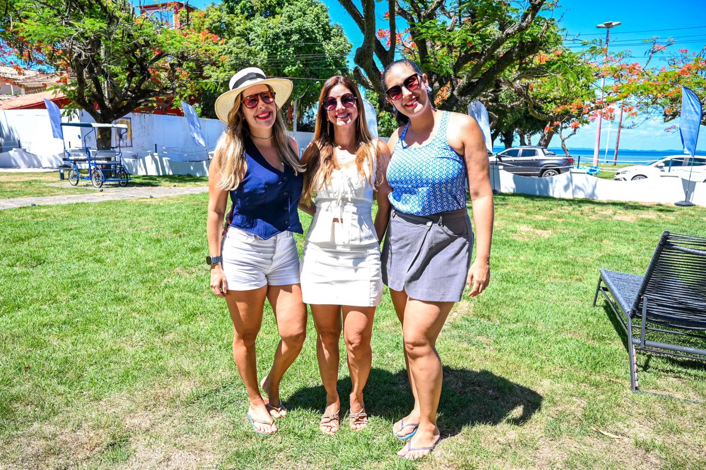 Deise Freitas, Clarissa Modafferi e Júlia Dias