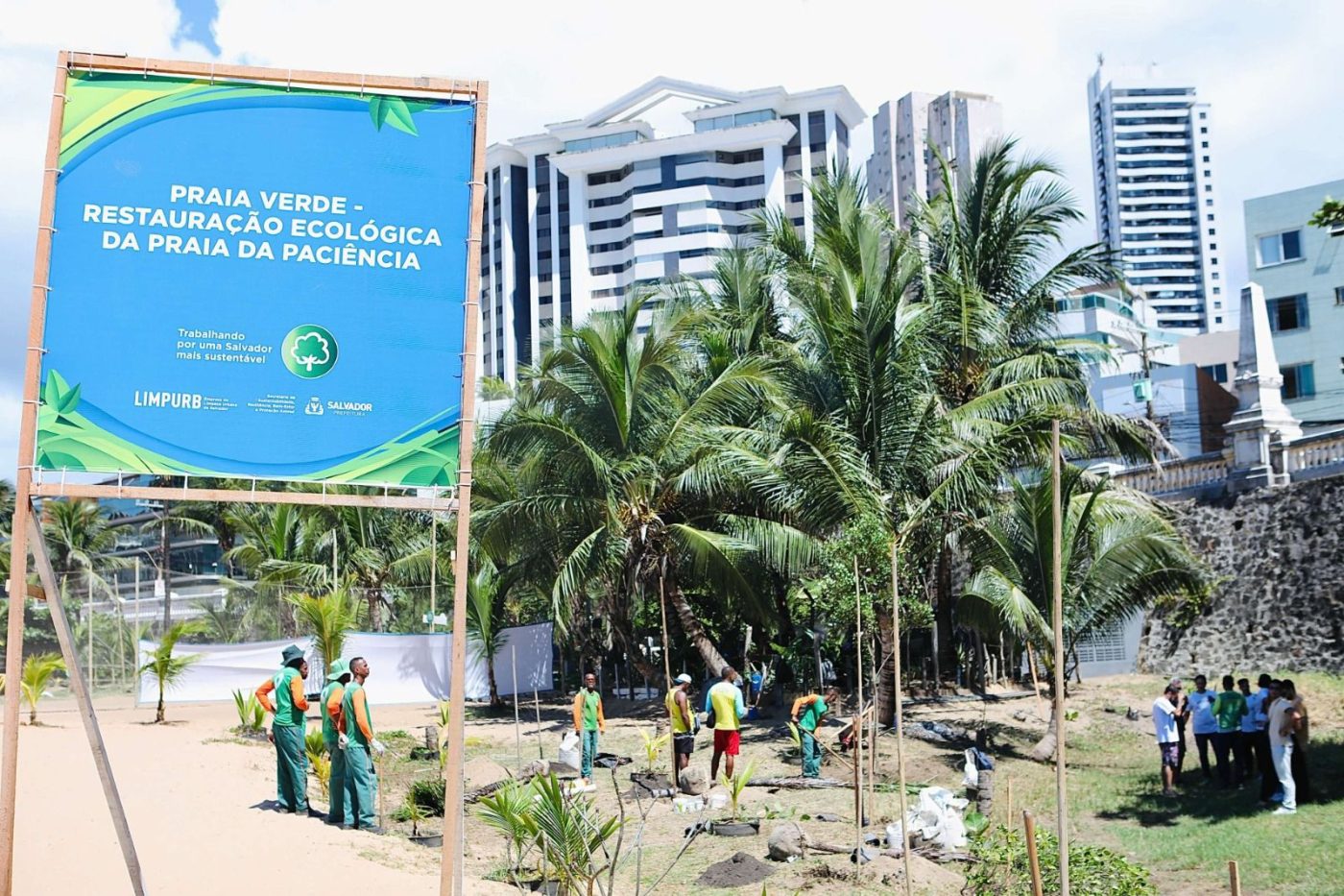 Salvador estreia projeto Praia Verde com restauração ecológica da Paciência, no Rio Vermelho