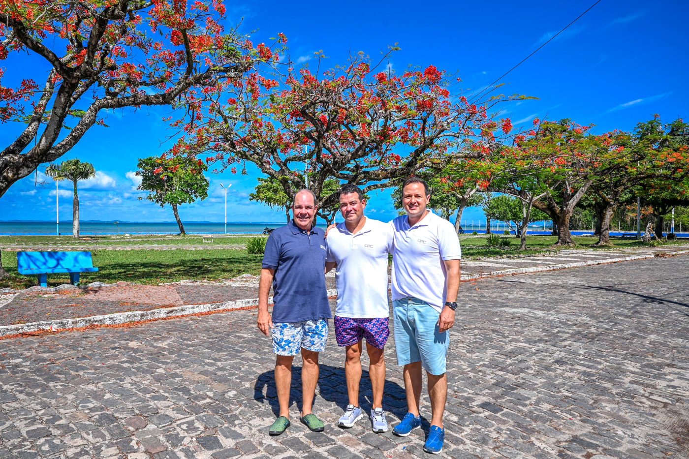 Humberto Garrido, Bruno Ramalho e Marcelo Castro Lima