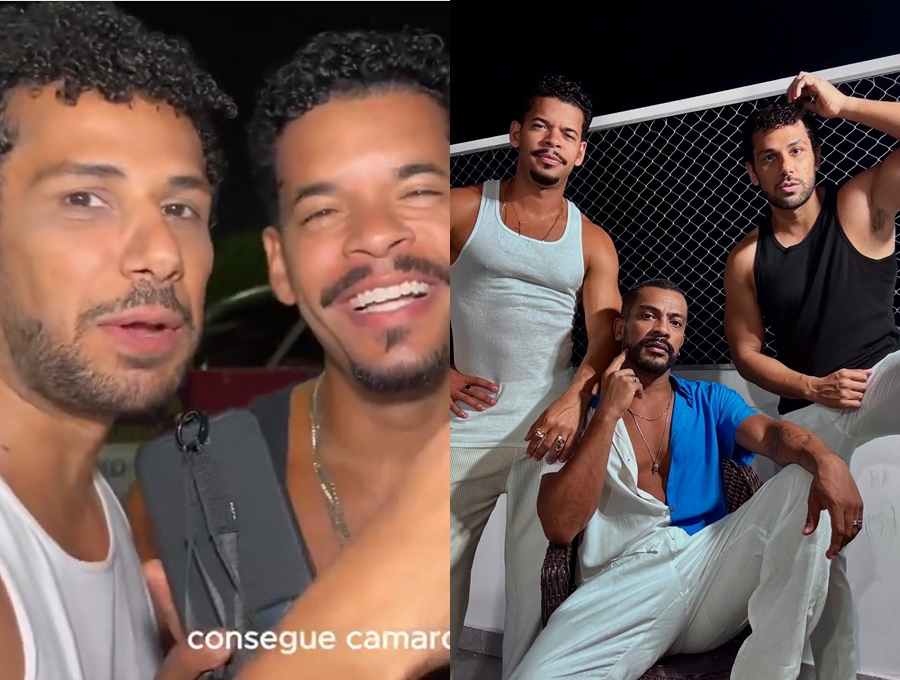 Felipe Velozo, Amaury Lorenzo e Samuel De Assis criam ‘novelinha’ após viralizarem na web; confira