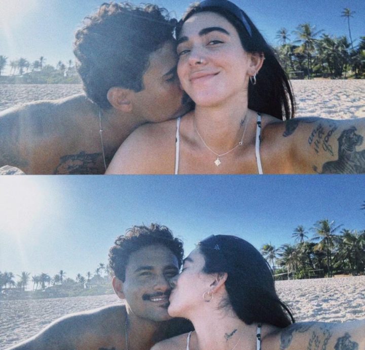 Lucas Pizane e Giovanna Lima curtem dia romântico à beira-mar na Bahia
