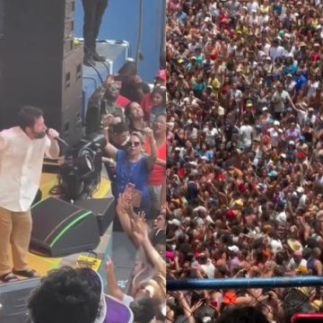 Saulo reúne multidão em show gratuito no Parque da Cidade; veja vídeos