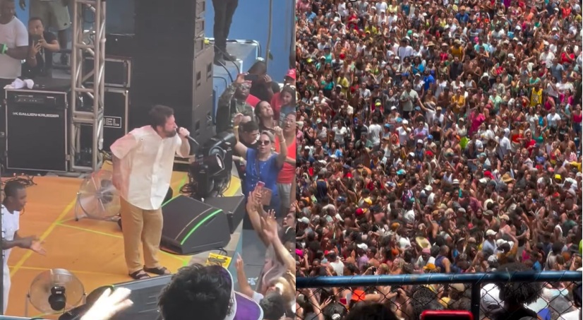 Saulo reúne multidão em show gratuito no Parque da Cidade; veja vídeos