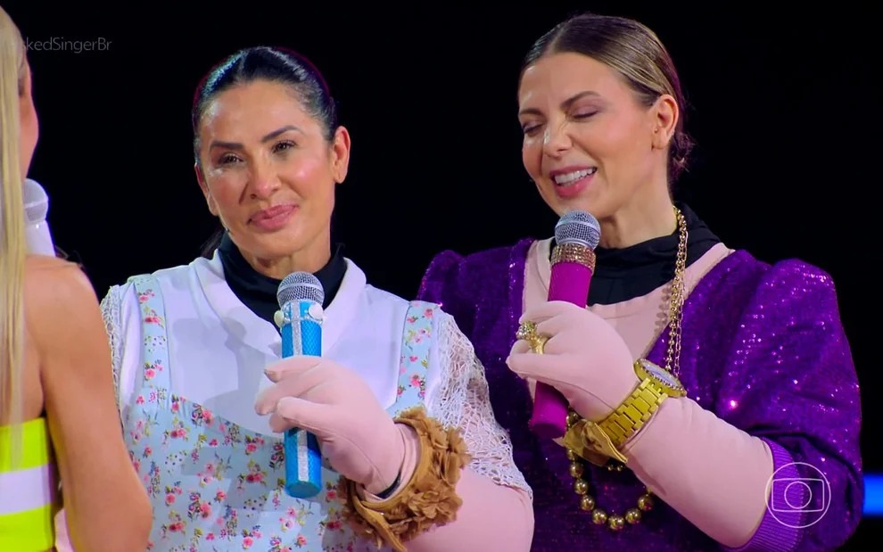 The Masked Singer 2025: Sheila Mello e Scheila Carvalho são 1ªs eliminadas; veja como foi a estreia