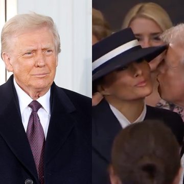 Donald Trump vira meme ao tentar beijar primeira-dama durante posse nos EUA